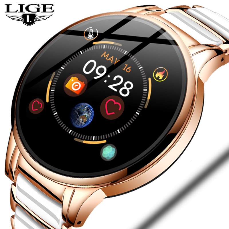 LIGE м  Ʈ ġ ɹڼ   ͸ ٱ ƮϽ ƮĿ  Smartwatch